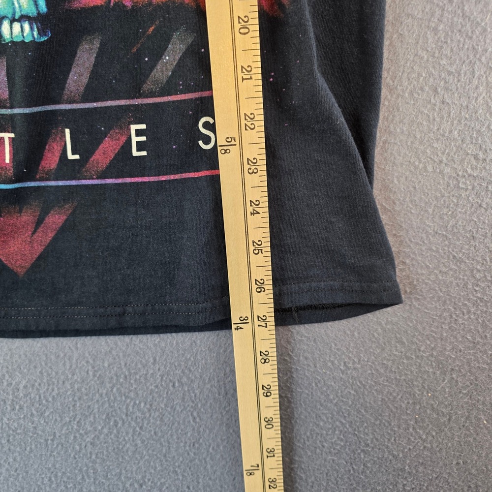 In Flames Battles Tour T-Shirt Mens Medium Black Graphic Band Tee 2017 Concert - Picture 6 of 7